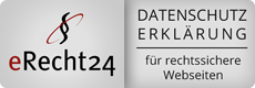 Siegel (Datenschutzerklärung für rechtssichere Webseiten von eRecht24.de)